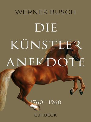 cover image of Die Künstleranekdote 1760–1960